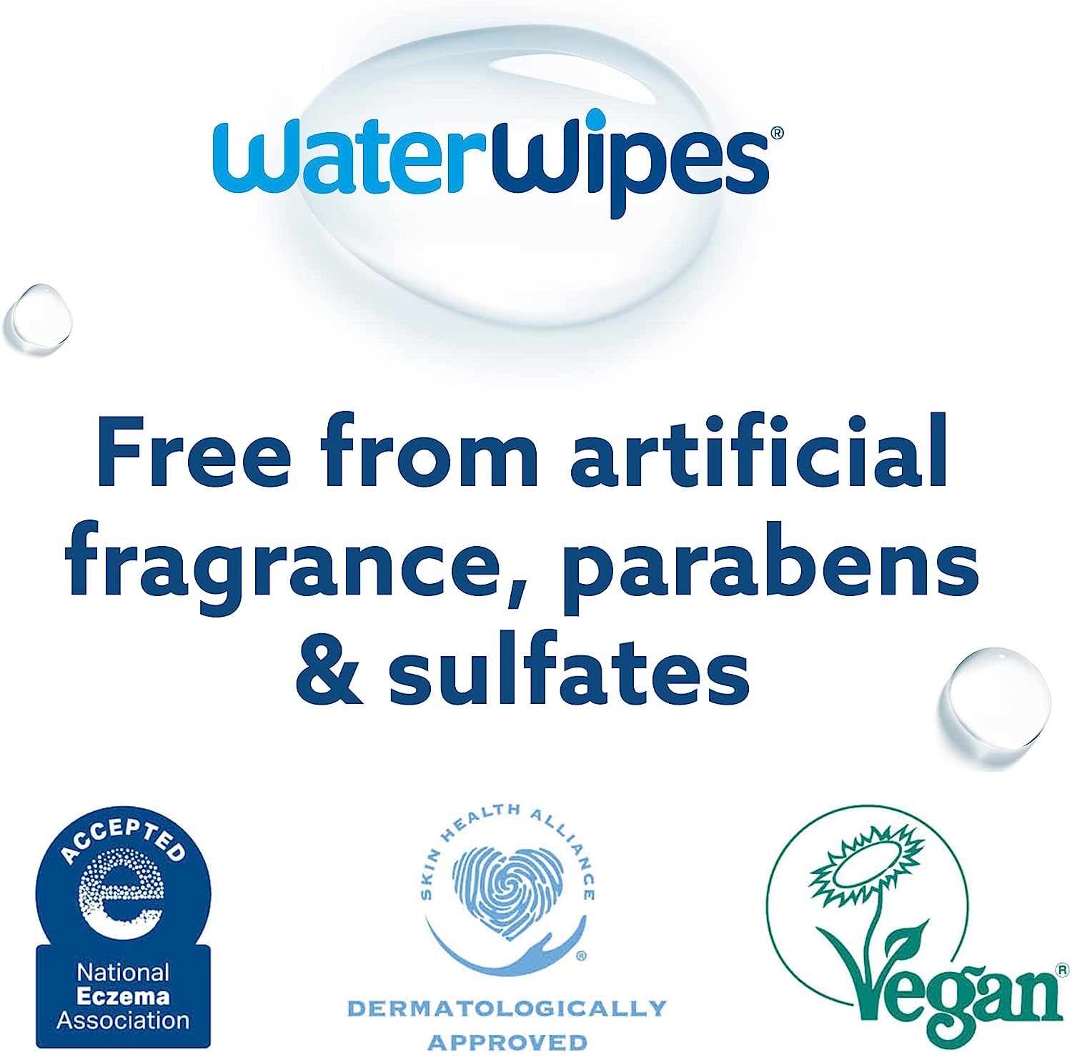 WaterWipes Plastic-Free Original Baby Wipes, 99.9% Water Based Wipes, Unscented & Hypoallergenic for Sensitive Skin, 240 Count (4 packs), Packaging May Vary - Image 7